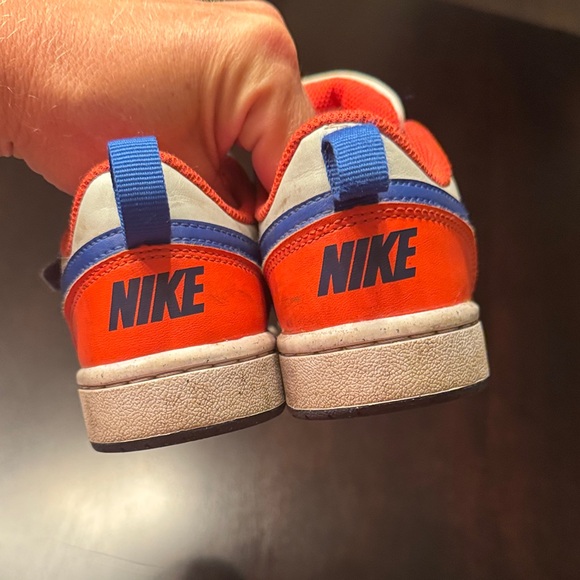 Nike Kids' Blue and Orange Sneakers - Picture 5 of 6